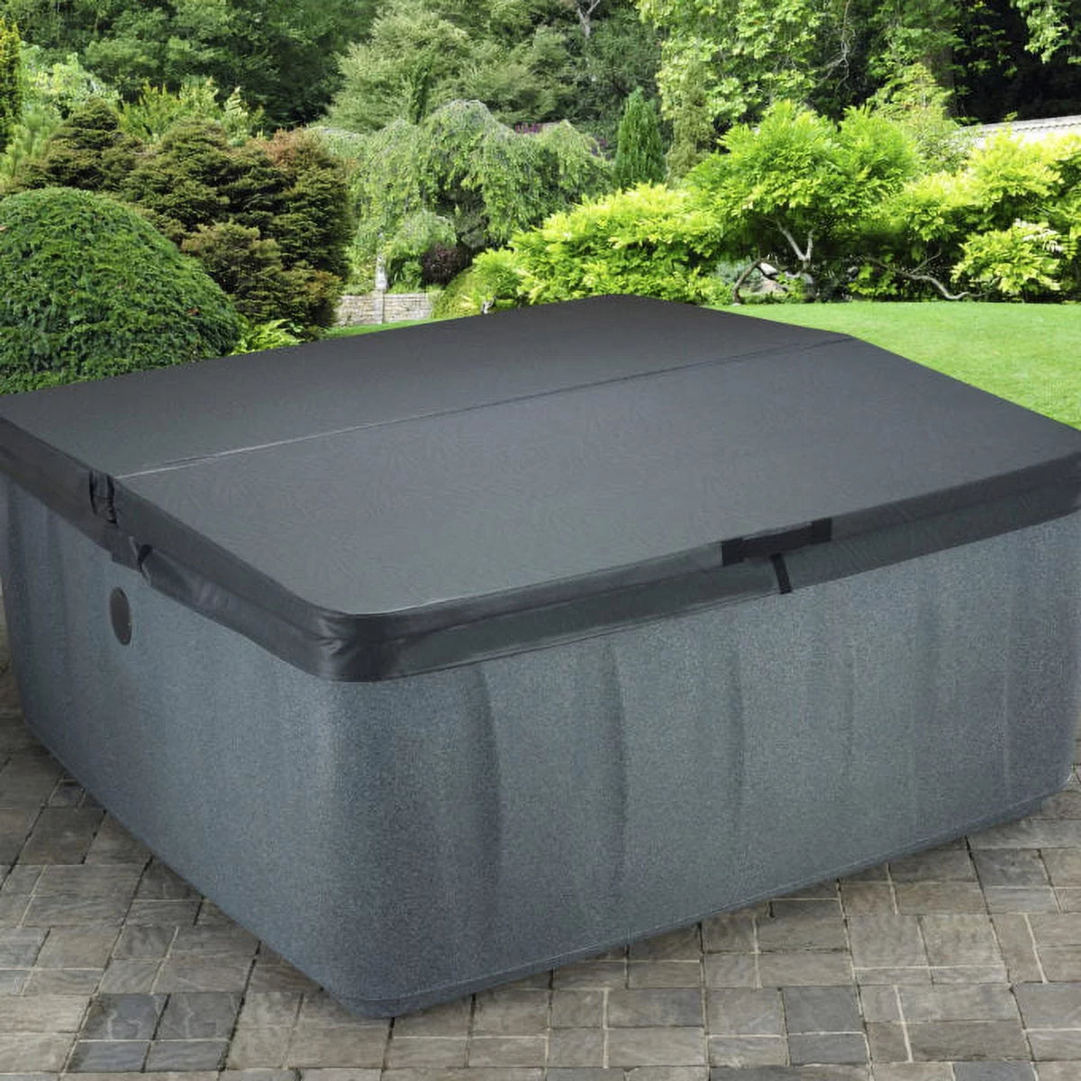6 Person 29 Jet Square Plug and Play Hot Tub with Ozonator K461828
