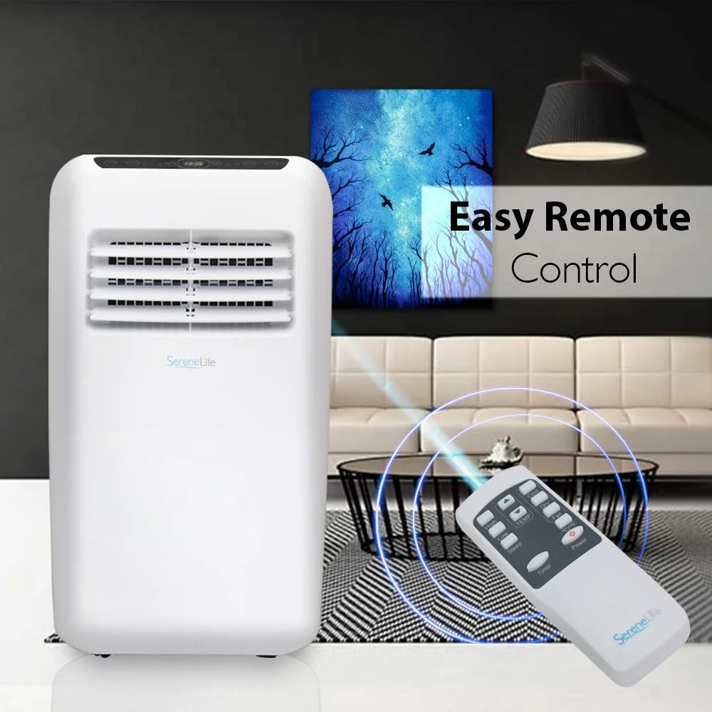 8,000 BTU Portable Air Conditioner with Dehumidifier and Fan Modes Z447913