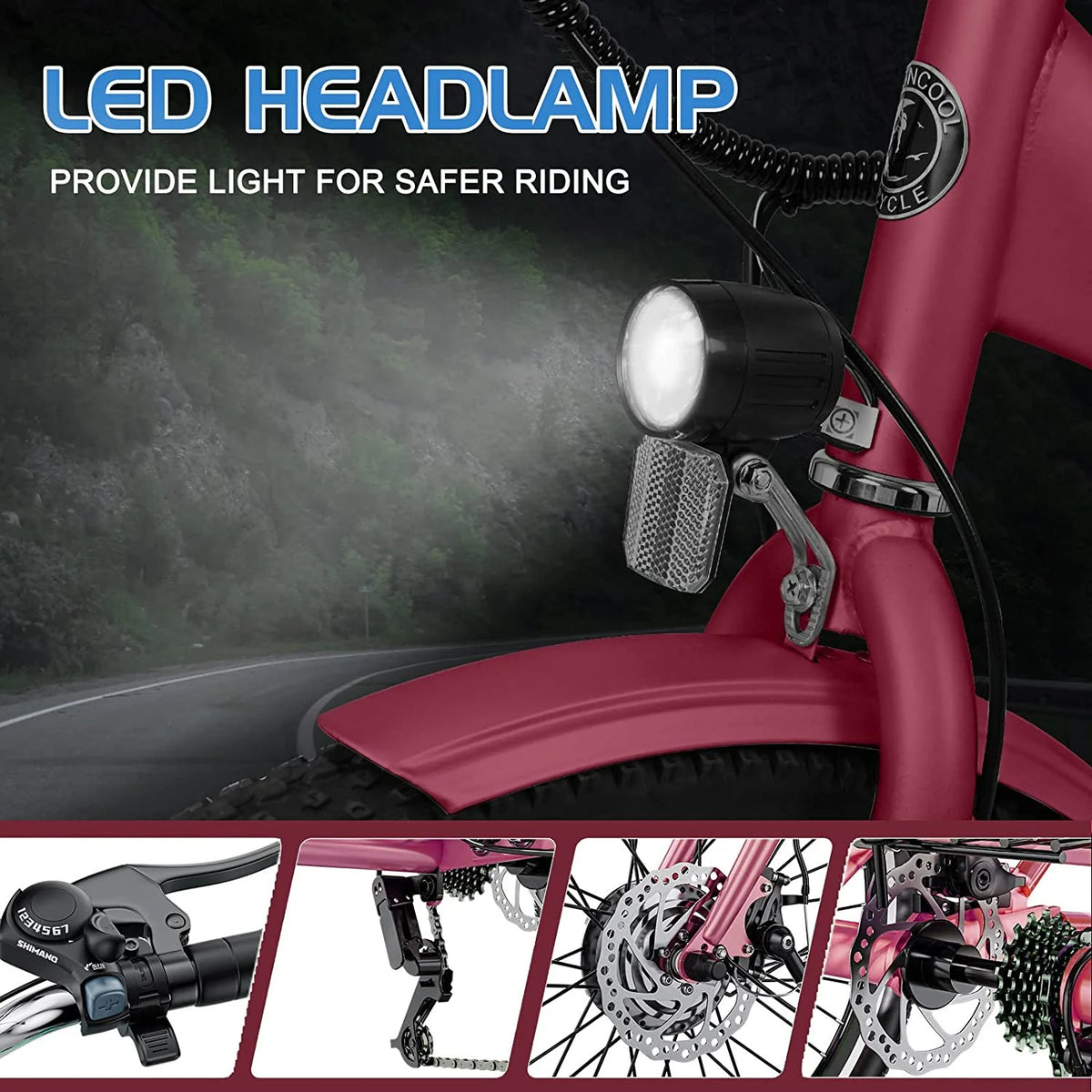 350W 7 Speed Electric Trike R170248