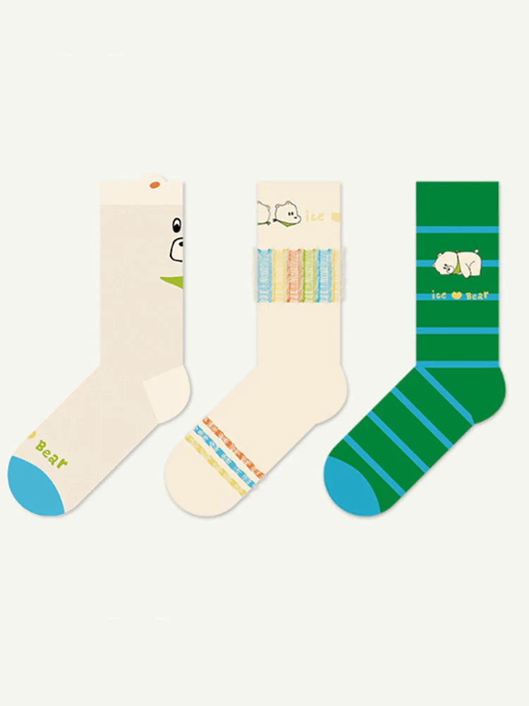 Cute Cartoon Bear Socks H68194