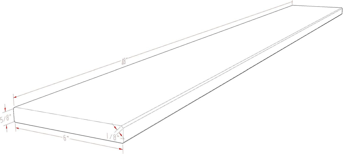 Marble Threshold Polished 6 x 48 W6819