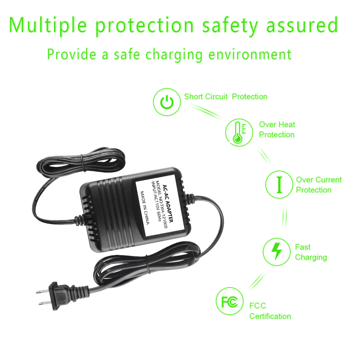 9V 2A AC Adapter W470
