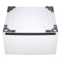 27 in. White Laundry Pedestal with Storage Drawer A304077