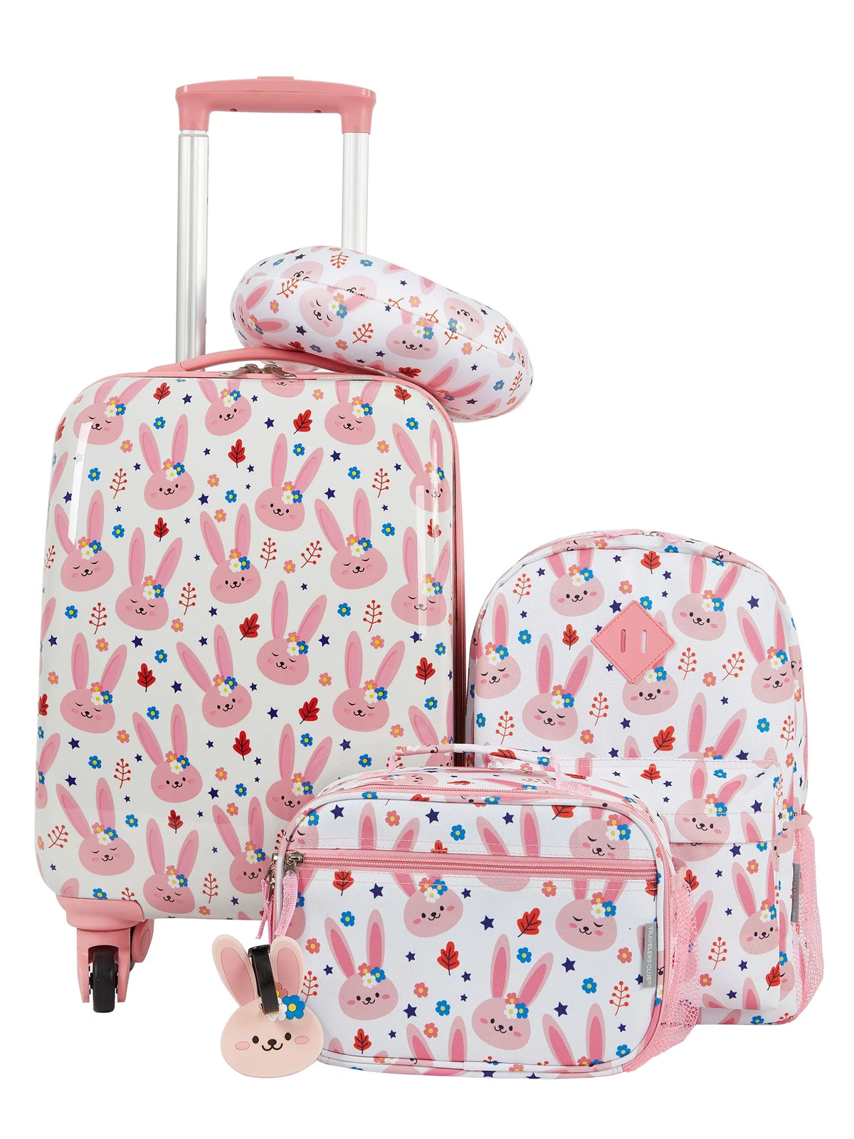 5-Pc Kids Luggage Set With 4-Wheel Spinner G5517