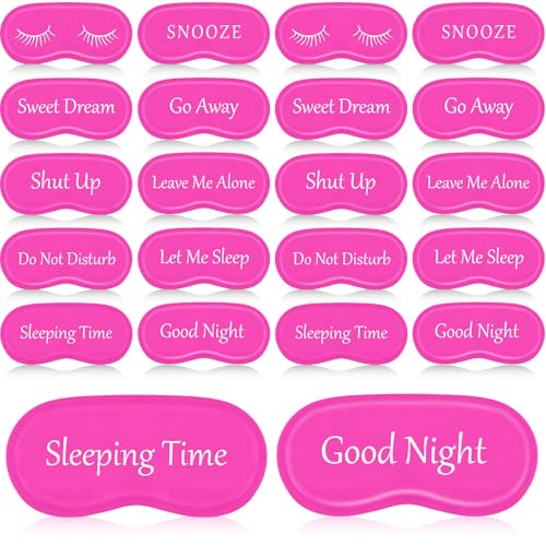 20 Pieces Adjustable Strap Blackout Eye Sleep Mask Z2236