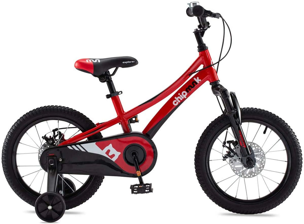 16 Inch Front Suspension Disc Brakes Red Kids Bike J413