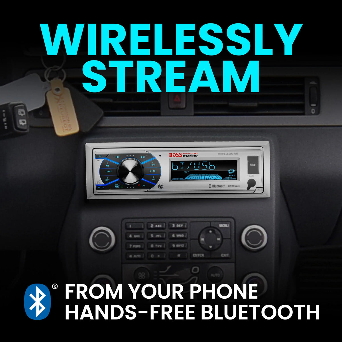 6.5 Inch Marine Speakers and AM/FM Receiver Q5582