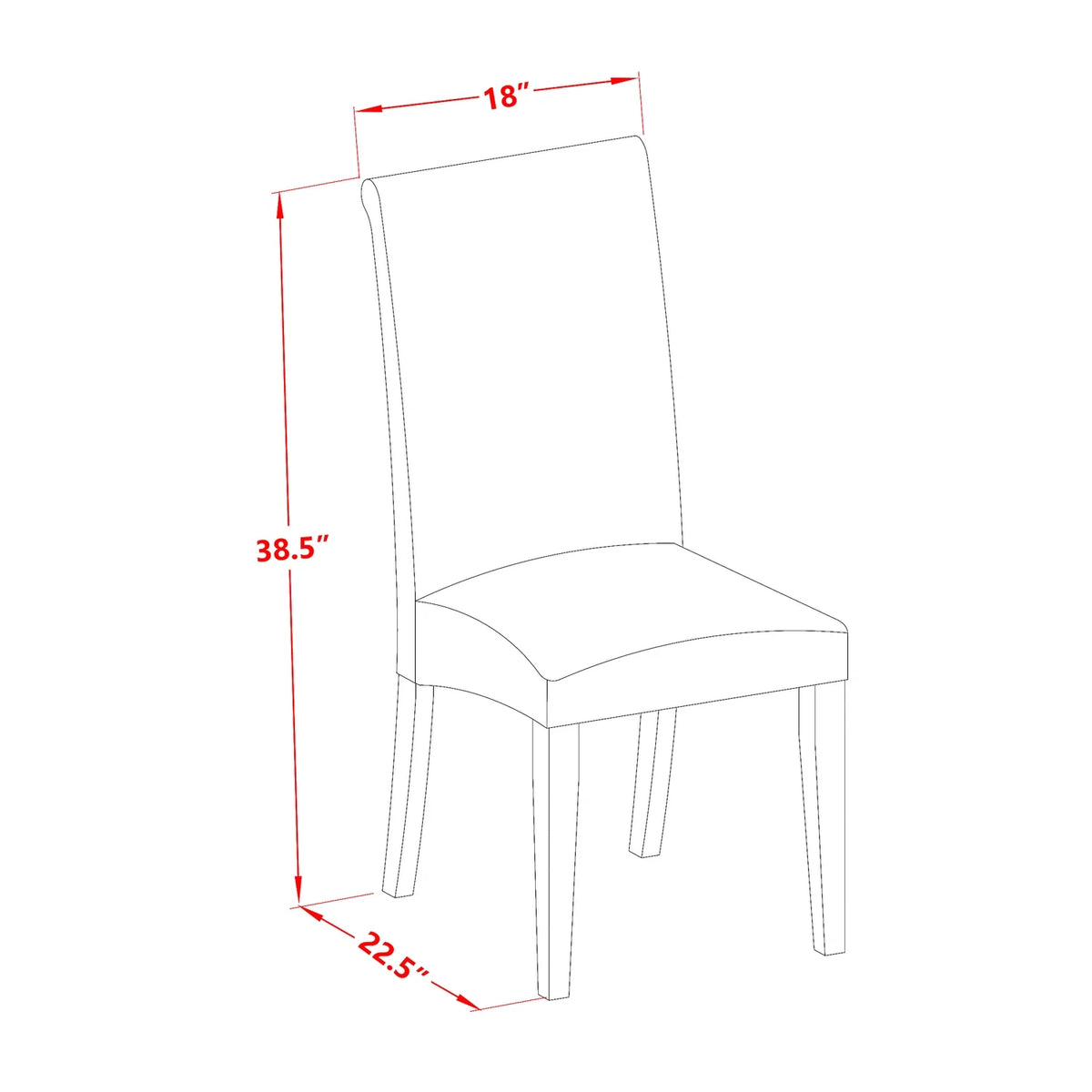 3-piece Wood Dining Set M929336