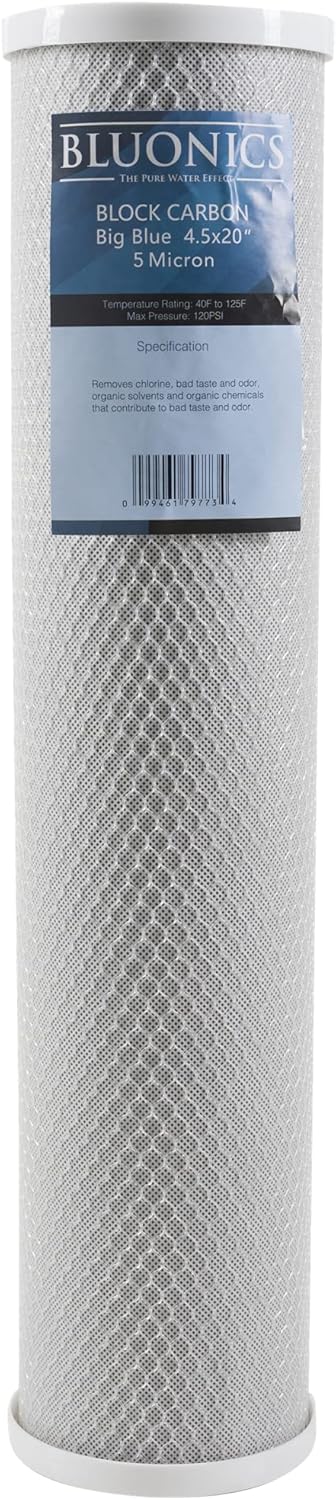 4-pack 5 Micron Sediment & CTO Carbon Block Water Filters T76444