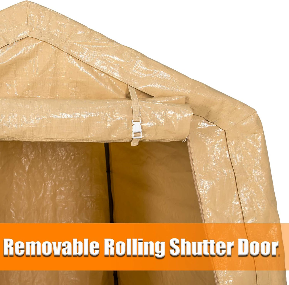 6x8 Ft Heavy Duty Portable Storage Shelter E611345