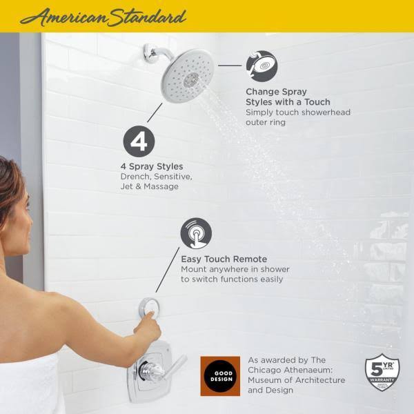 4-Function Shower Head 2.5 GPM Polished Chrome L77218