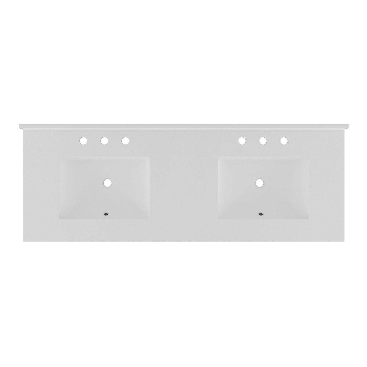 61x22 Quartz Vanity Top with Backsplash V1020