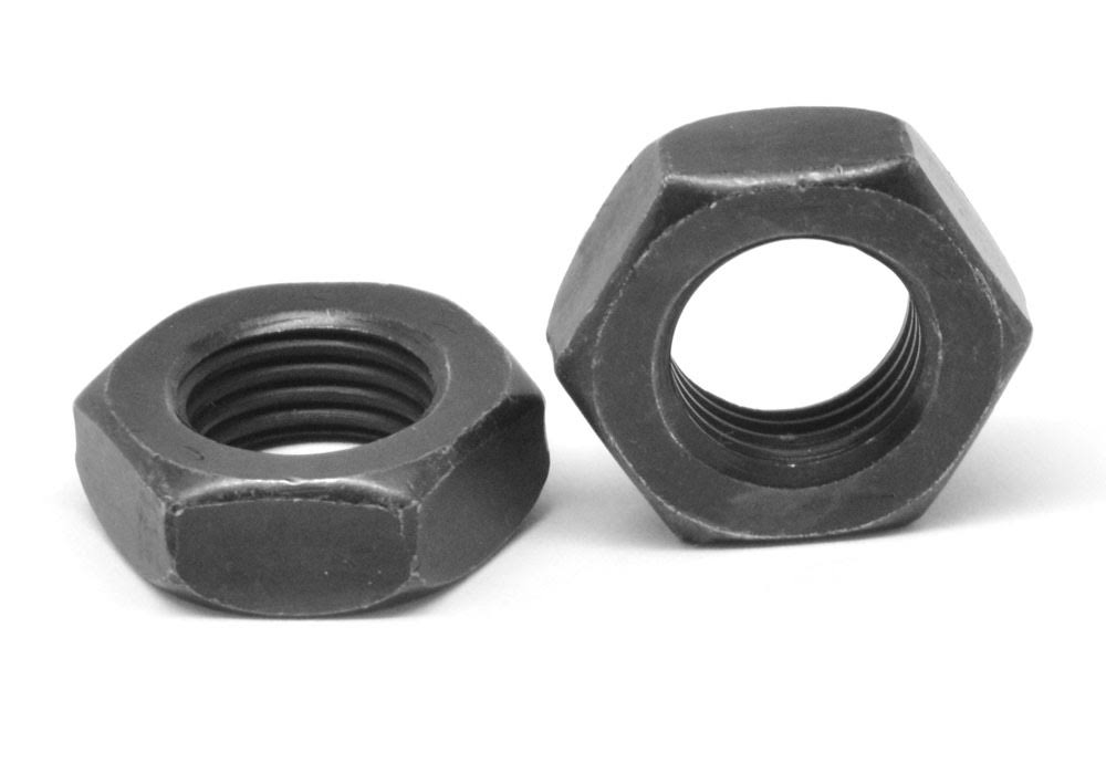 #8-32 x 1/4 Coarse Thread Hex Machine Screw Nut Low Carbon Steel Black Oxide O856357