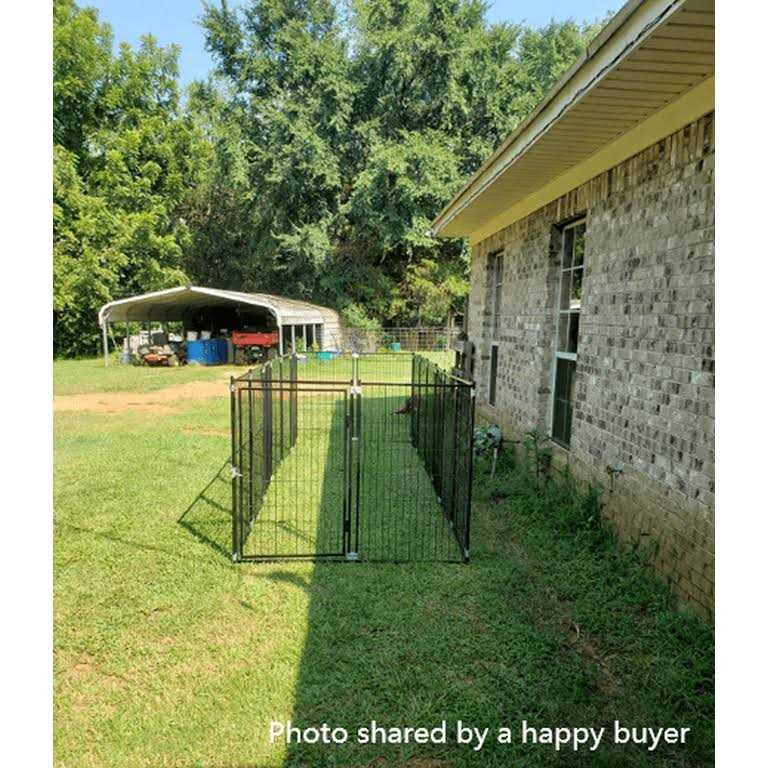 9 x 9 x 3.93 ft Modular Dog Exercise Fence I1887
