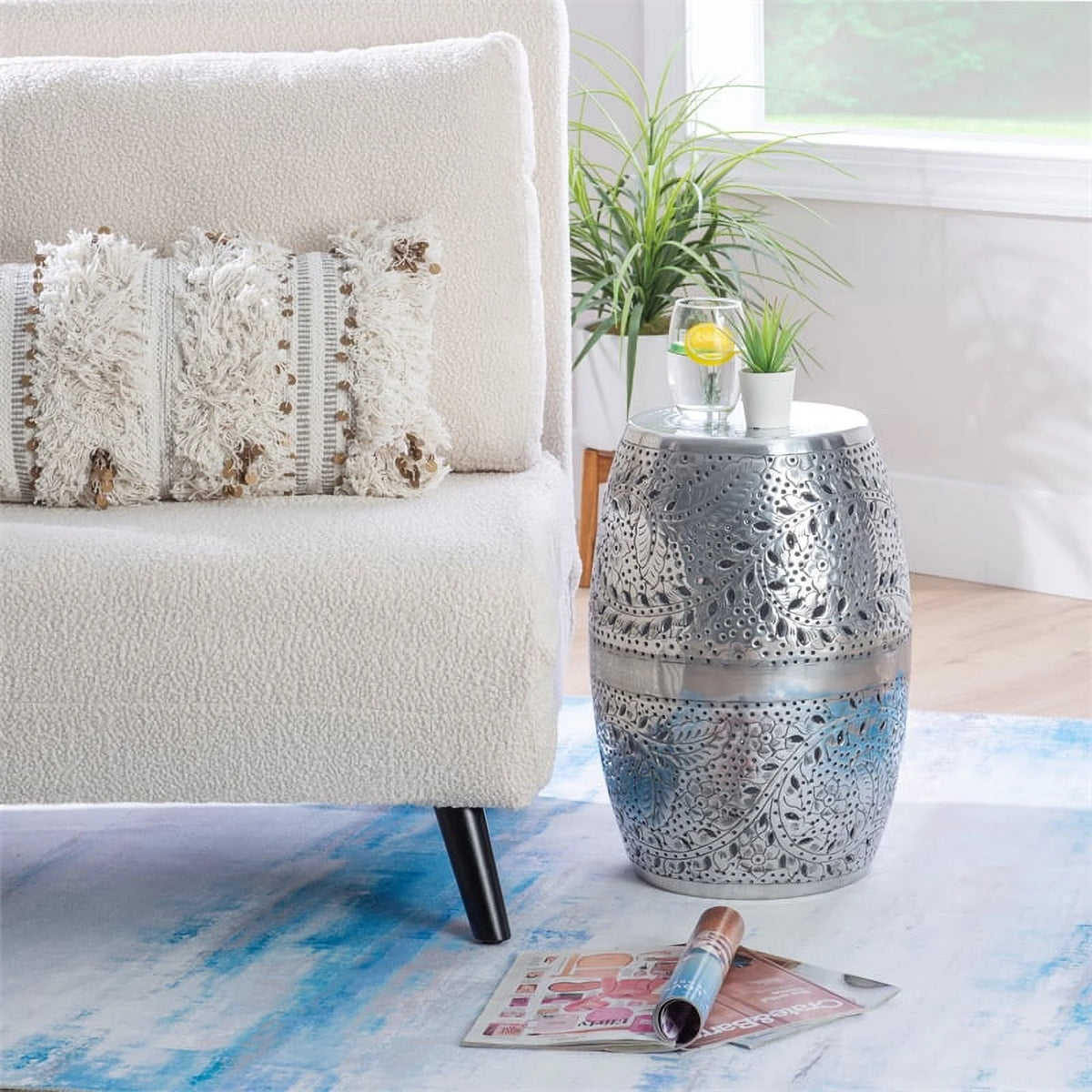 Aluminum Side Table J737759