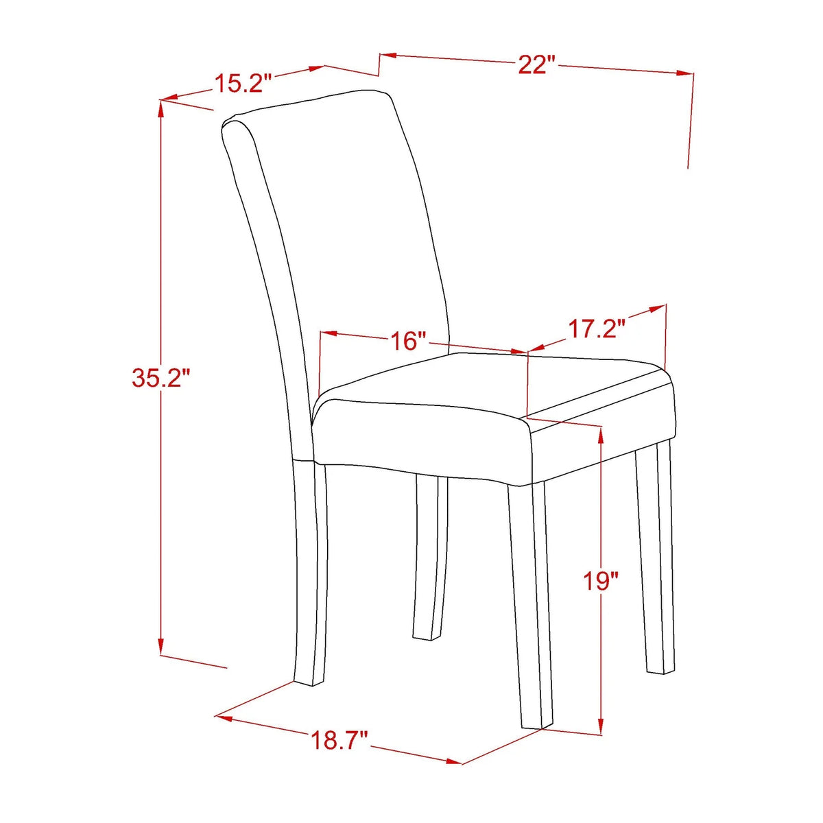 5 Piece Wood Dining Set Z4900