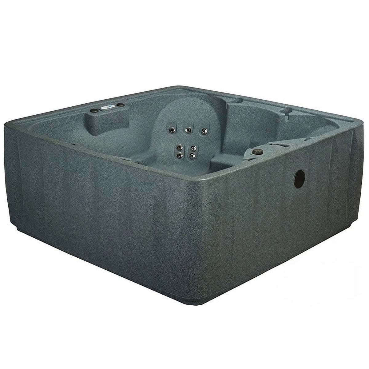 6 Person 29 Jet Square Plug and Play Hot Tub with Ozonator K461828