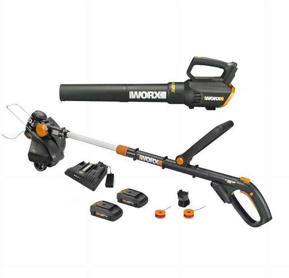 20V Cordless String Trimmer & Leaf Blower Combo Kit B976219
