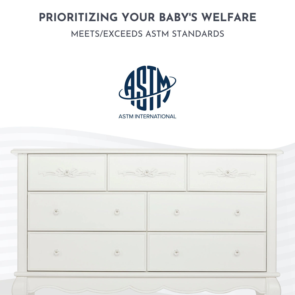7 Drawer Double Dresser E16481