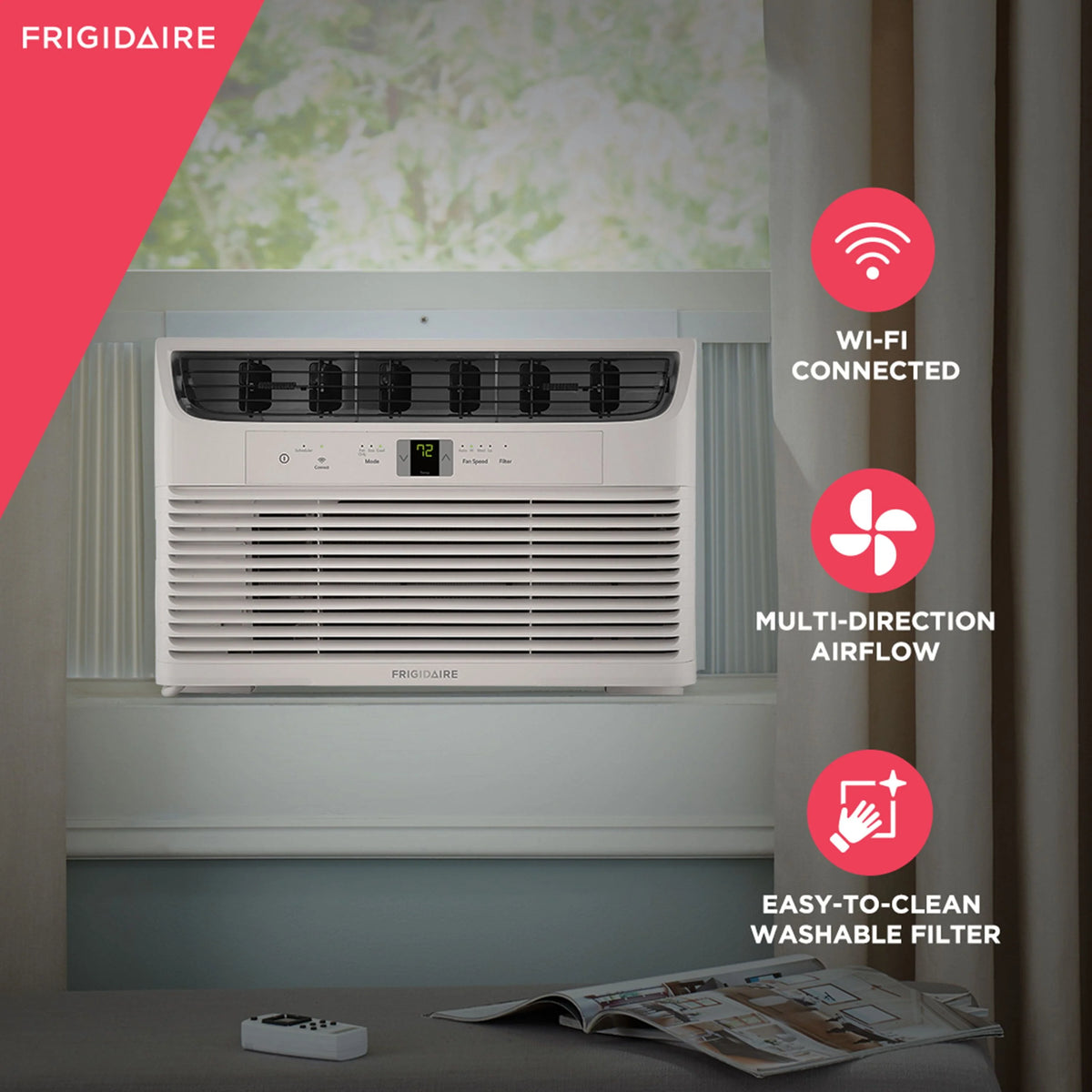 12,000 BTU 115-Volt White Window Air Conditioner N751