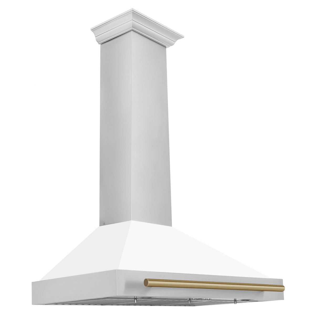 36 Inch Stainless Steel Range Hood with White Matte Shell A517