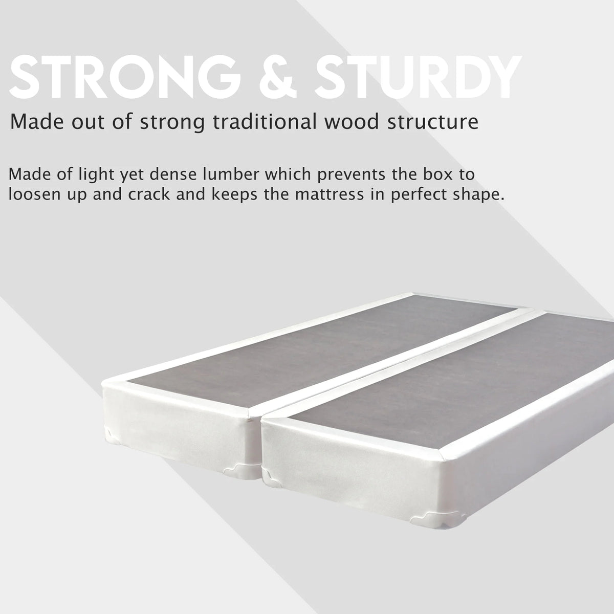 Queen Wood Box Spring/Foundation for Mattress O891297