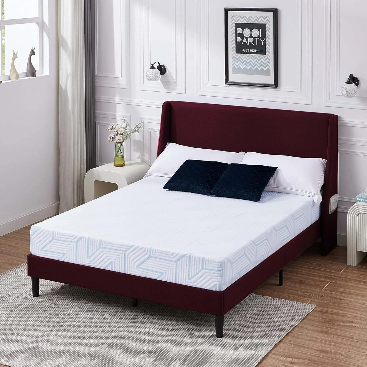 8-Inch Medium-Firm Memory Foam Queen Mattress U9835