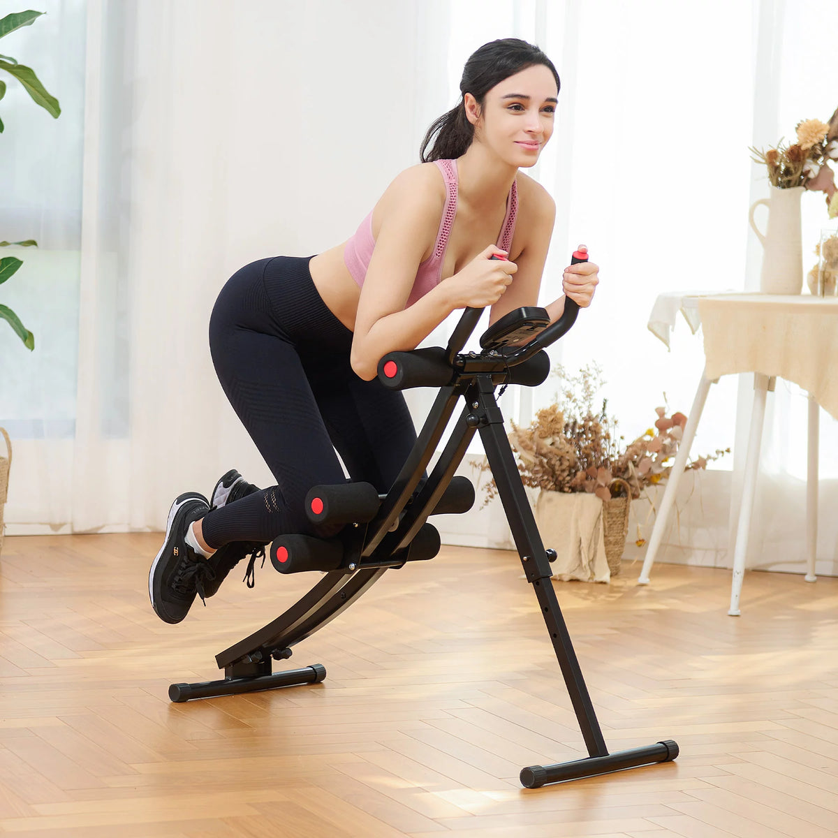 Ab Core Trainer with Display and 4 Incline Levels V54659