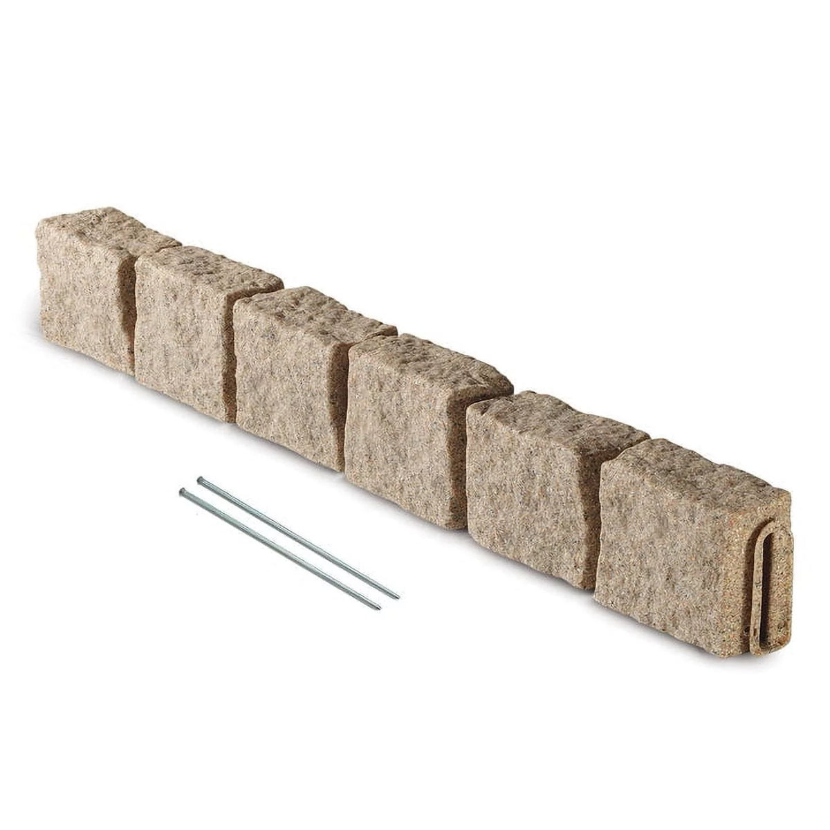 6-Block Section of Edging with 2 Securing Spikes Q25367