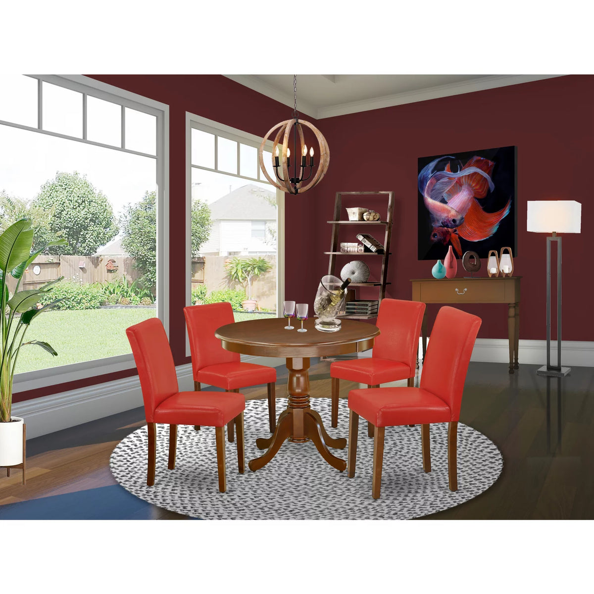 5 Piece Wood Dining Set Z4900