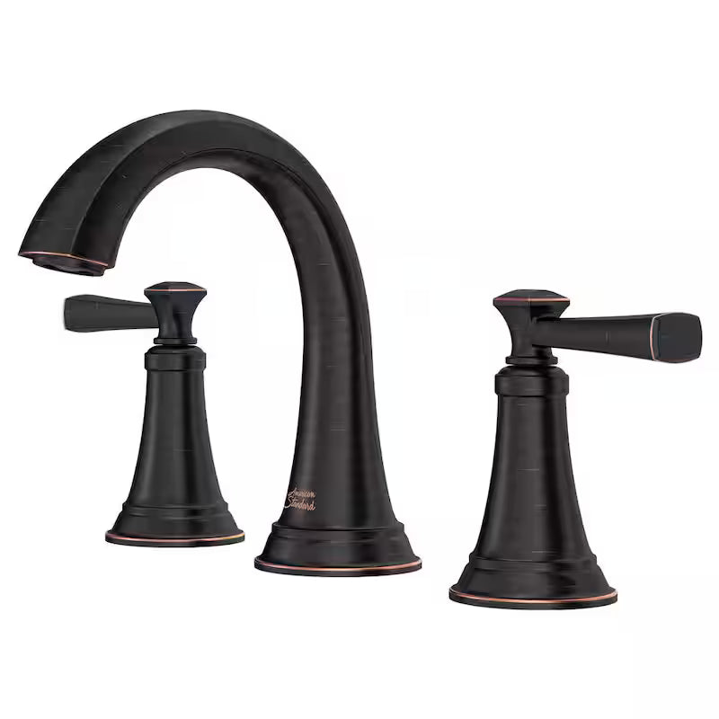 8 in. Widespread Double Handle Bathroom Faucet in Legacy Bronze 2-Pack E50887