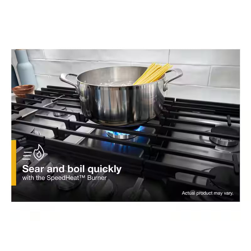 5 Burners Recessed Gas Cooktop in Stainless Steel H69465