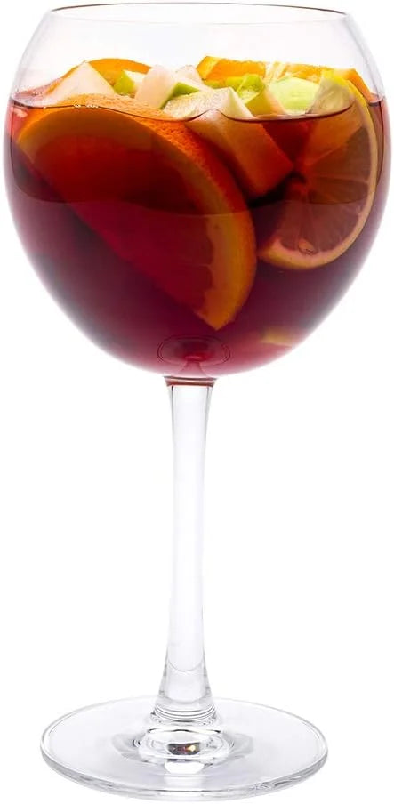 20 Ounce Gin Balloon Glasses Set Of 6 Crystal Wine Glasses G9458