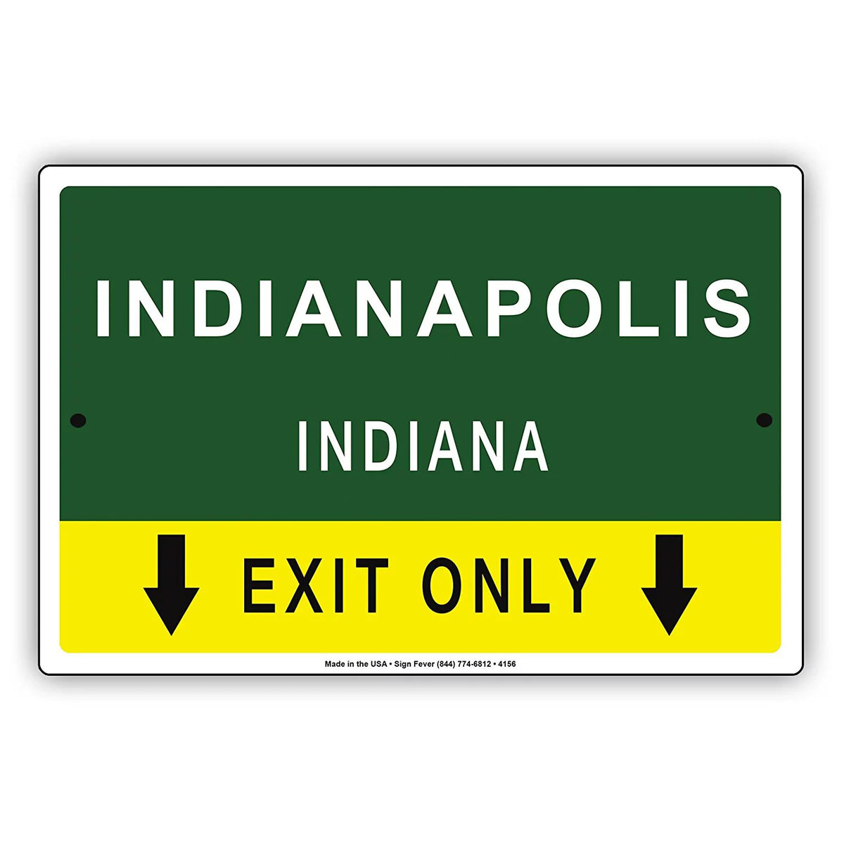 Aluminum Metal Sign 18"x24" Q84072
