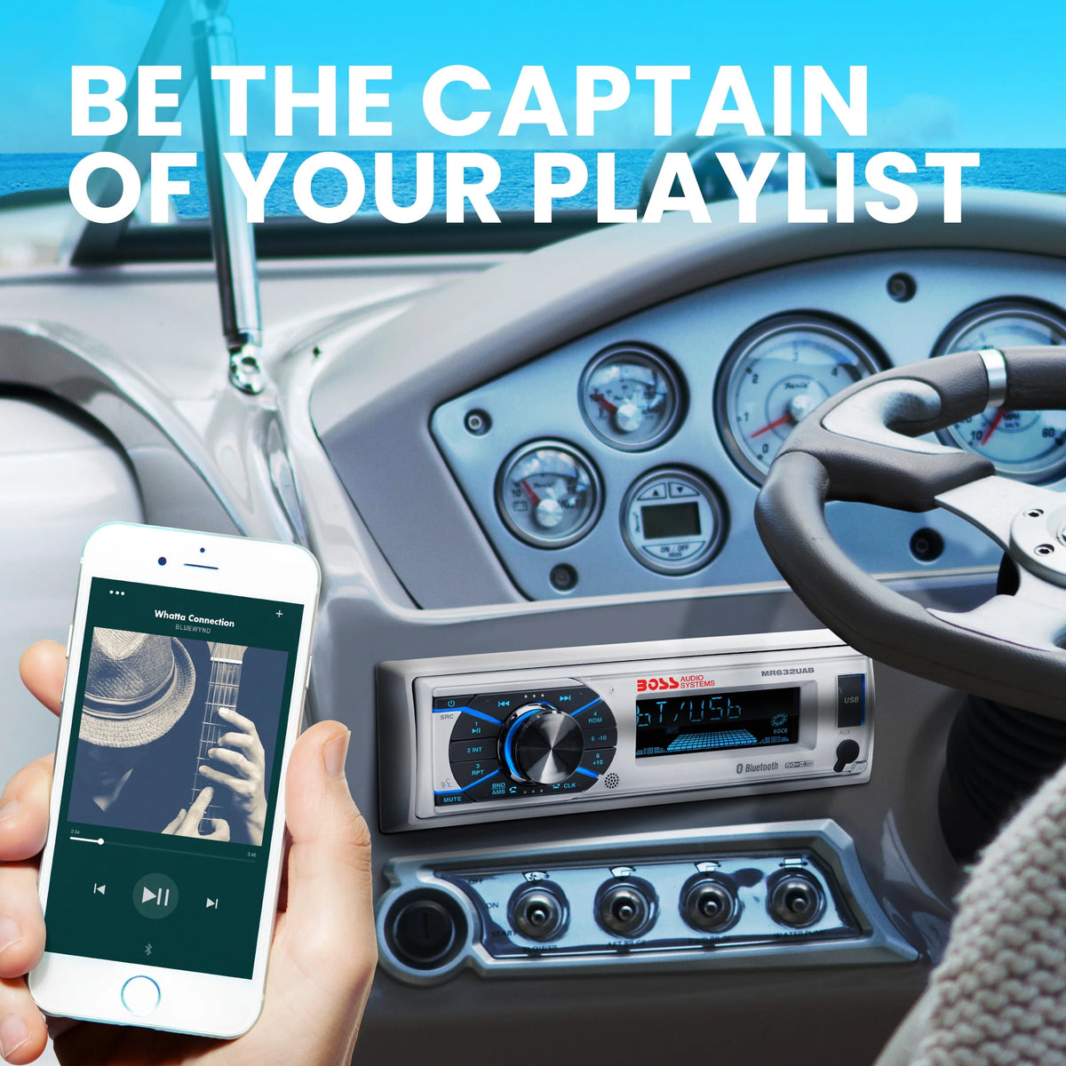 6.5 Inch Marine Speakers and AM/FM Receiver Q5582