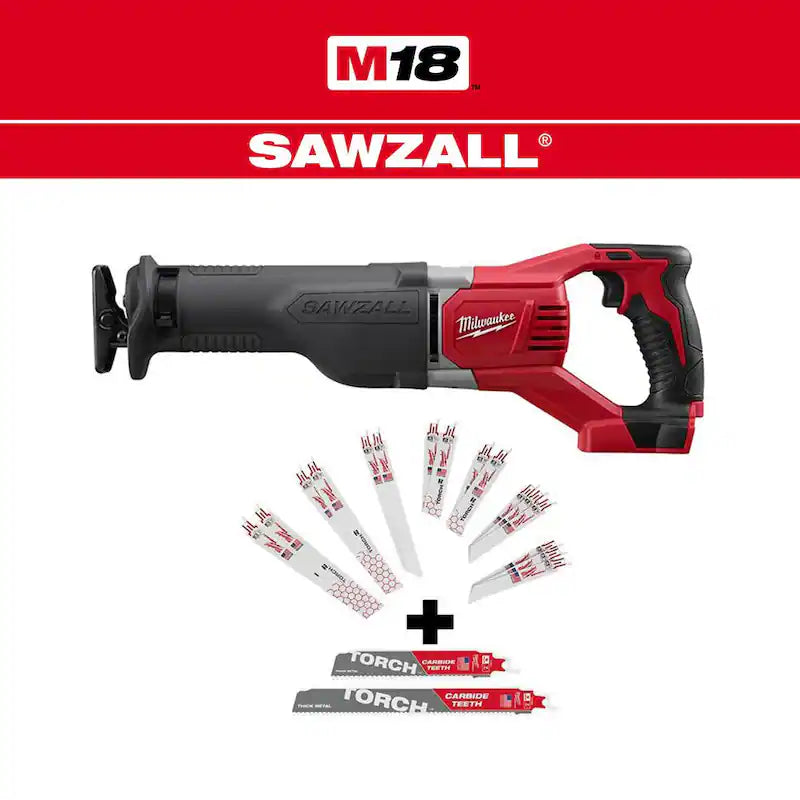 18V Cordless Reciprocating Saw with Blade Set S7431