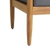 Acacia Wood 4 Seater Chat Set W887981