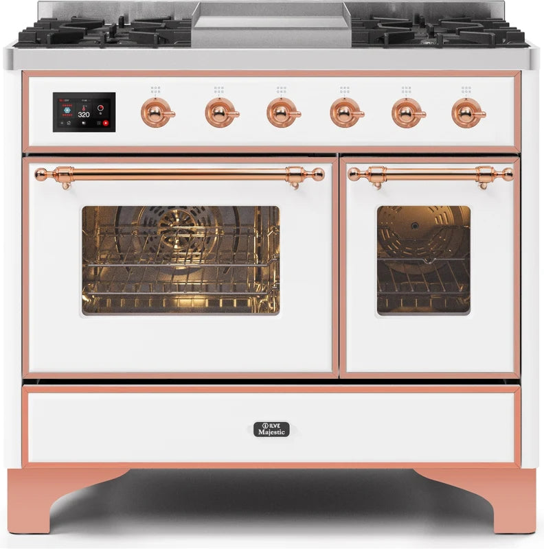 White 40 Dual Fuel Propane Gas Range M425