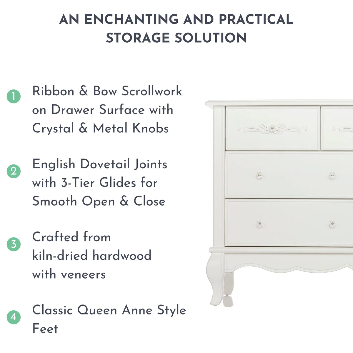 7 Drawer Double Dresser E16481
