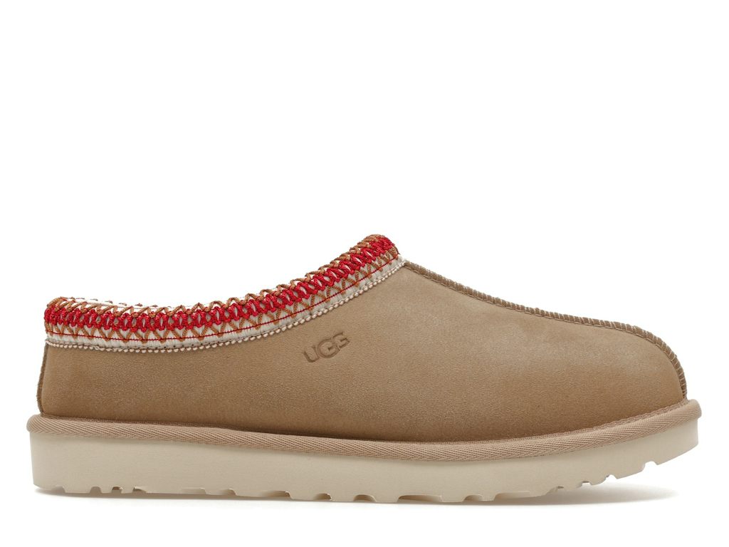 UGG Tasman II Slipper - Sand/Dark Cherry (Women's)